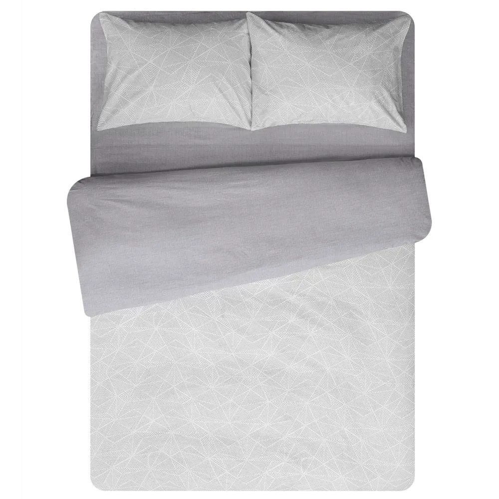 Комплект постельного белья Eclair Маркато евро сатин разноцветный STLM-2012706 - Вид №4