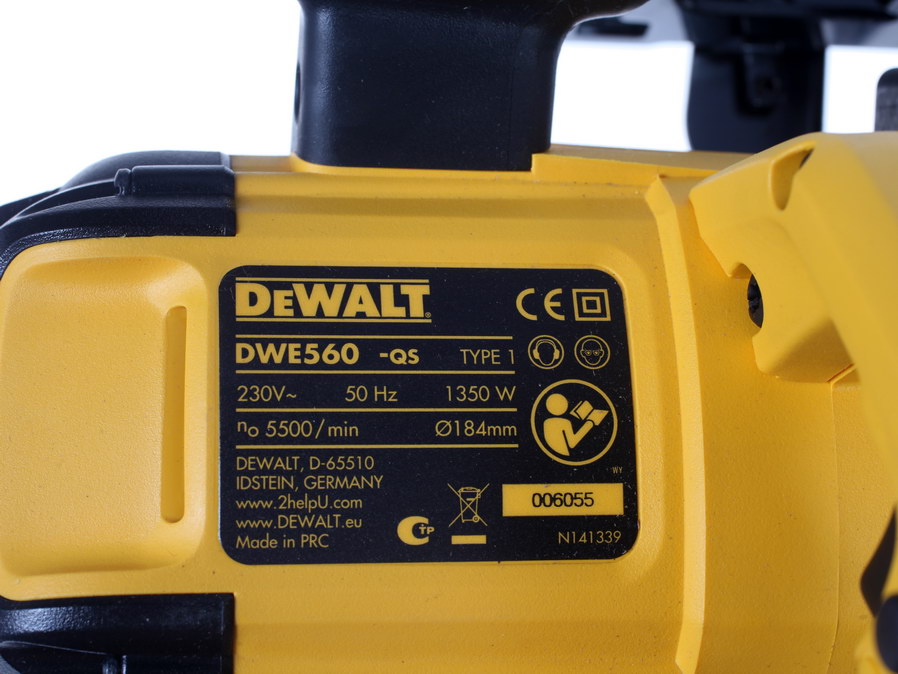 Пила дисковая DeWALT DWE560 6612306 STDN-0091473 - Вид №3