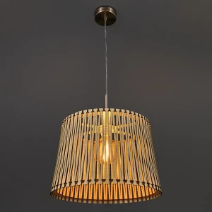 Светильник подвесной Sendero 1 лампа 4 м² цвет клён