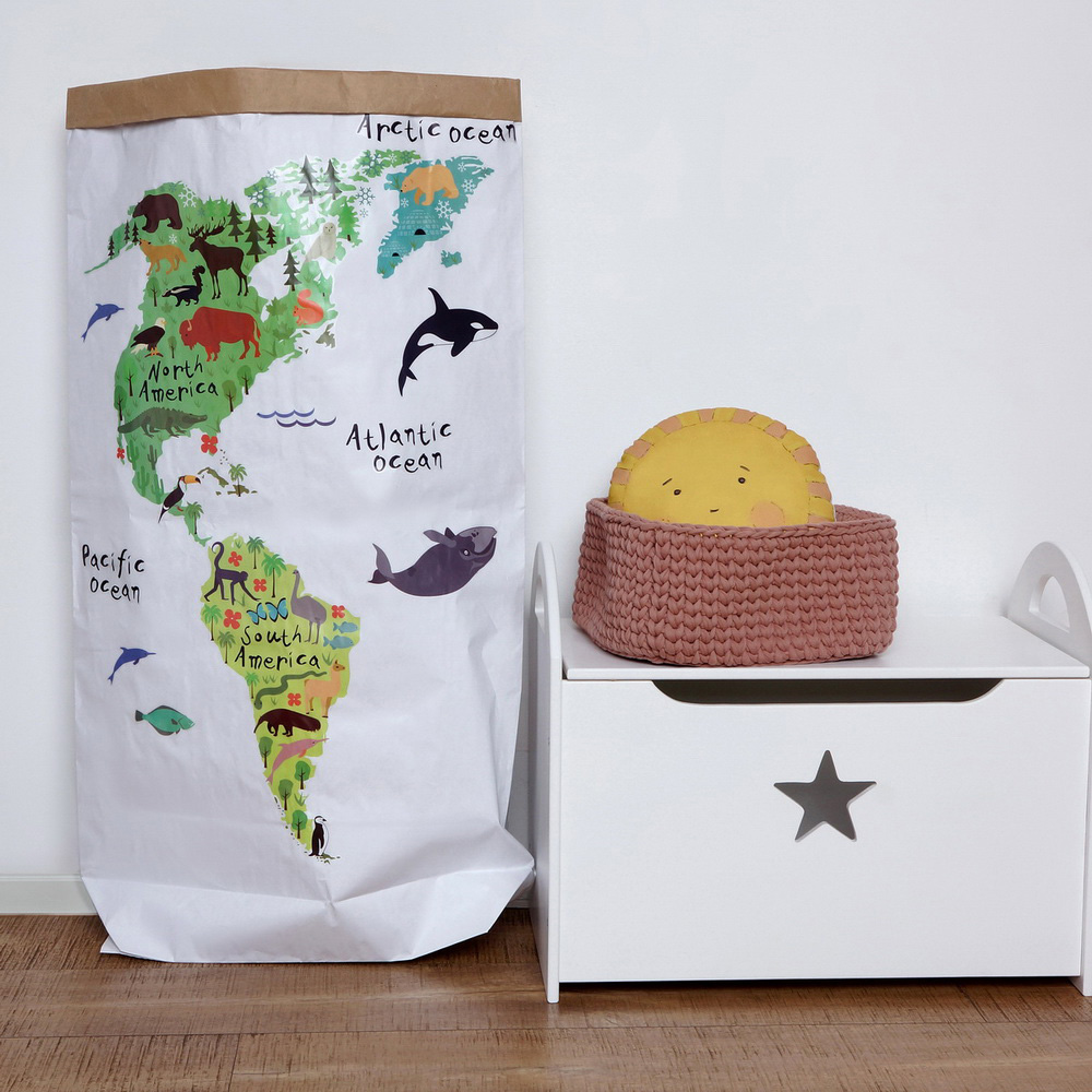 Детский сундук для игрушек белый со звездочкой VAMVIGVAM  282037 Белый;черный Santreyd  - Вид №9