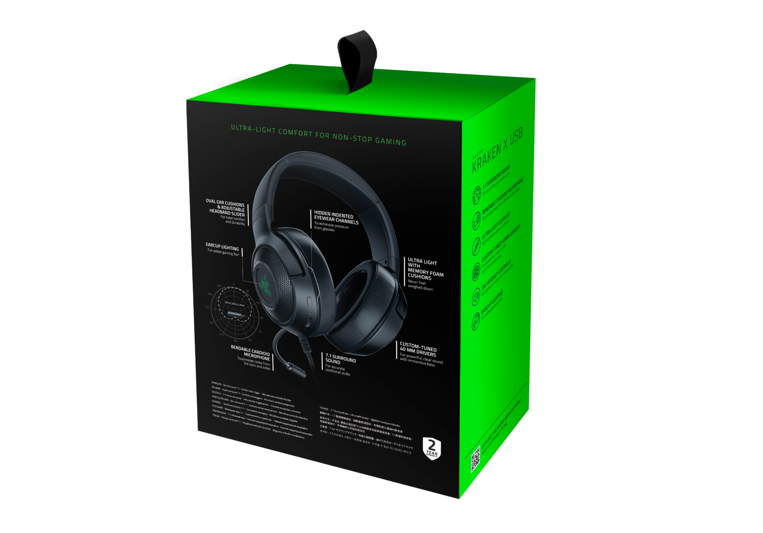 RZ04-02960100-R3M1 kraken x usb – digital surround sound gaming Razer Santreyd  - Вид №6