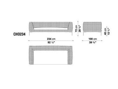 Угловой диван из полипропилена B&B Italia Outdoor Charles ARCH-00151328 - Вид №8
