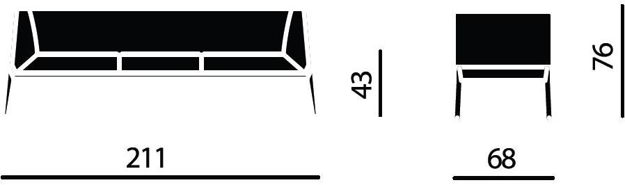 Quadrifoglio Контрактный диван Accord sun-id-1460189 - Вид №1