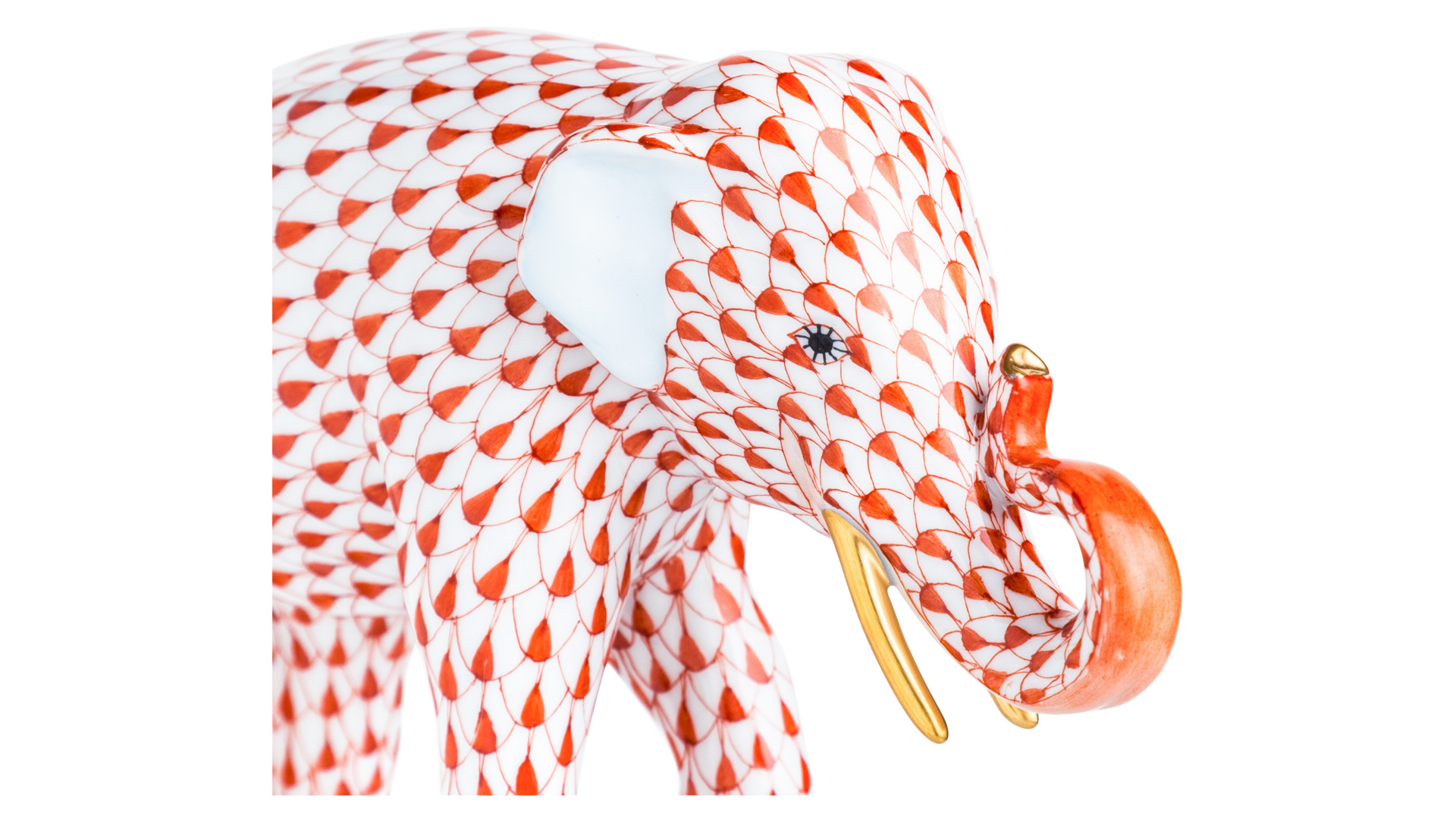 10647907 Herend Фигурка Herend "Азиатский слон" 10,5см Фарфор  - Вид №1