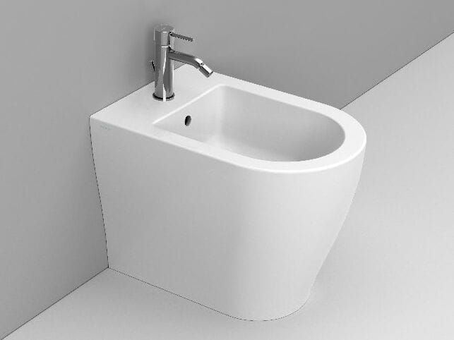 Керамическое напольное биде с переливом Ceramica Dolomite круглый мирт ARCH-00050276 - Вид №1