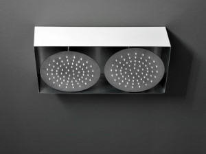 Потолочная душевая головка с 2 струями