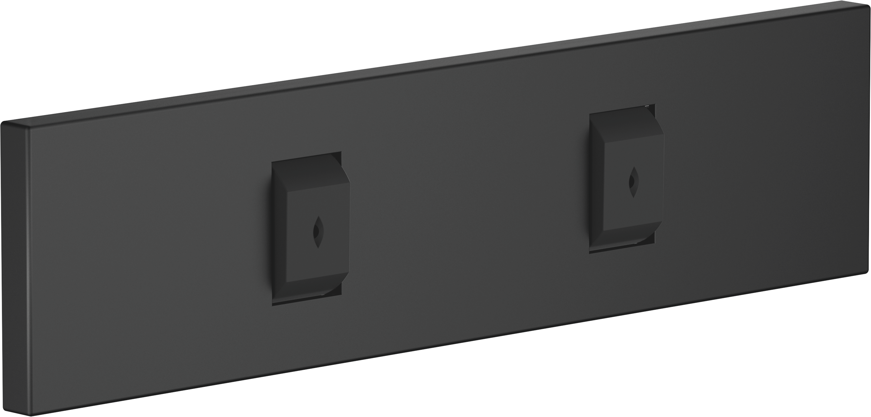 WATER FAN вертикальный спрей для скрытого монтажа - матовый черный