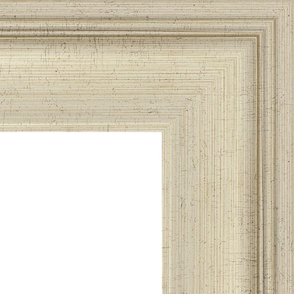 BY 4069 Зеркало с гравировкой в багетной раме - травленое серебро 95 mm EVOFORM Exclusive-G - Вид №5