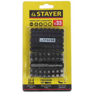 Набор бит STAYER MASTER-33 26085-H33 1264526