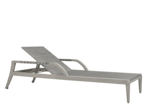 Садовая кровать из тикового дерева с подлокотниками