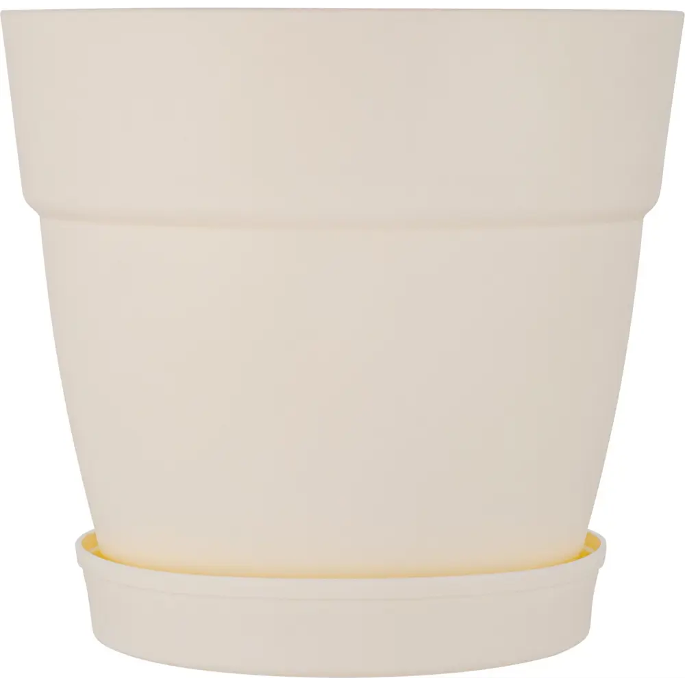 Горшок цветочный Ingreen Villa de Fiori ø20 см v4 л пластик белый STLM-2147308 - Вид №1