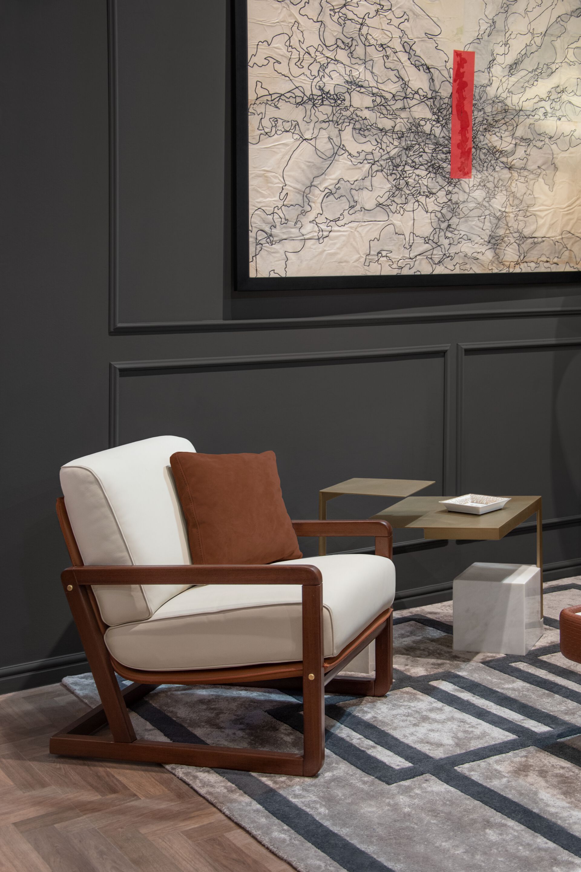 Квадратный металлический журнальный столик Formitalia TAG ARCH-00039257 - Вид №3