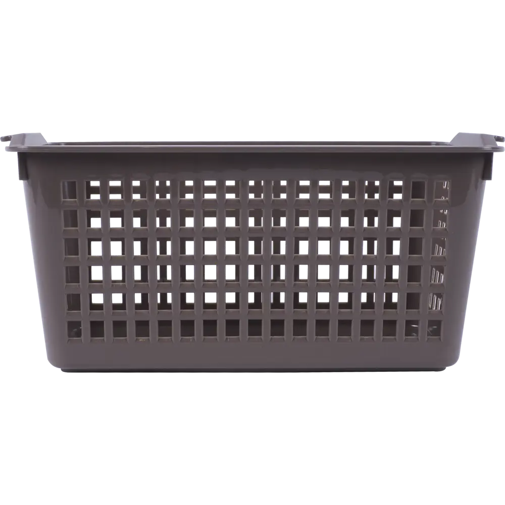 Корзинка универсальная 280x135x123 мм пластик цвет коричневый Santreyd Econova STLM-2168456 - Вид №2