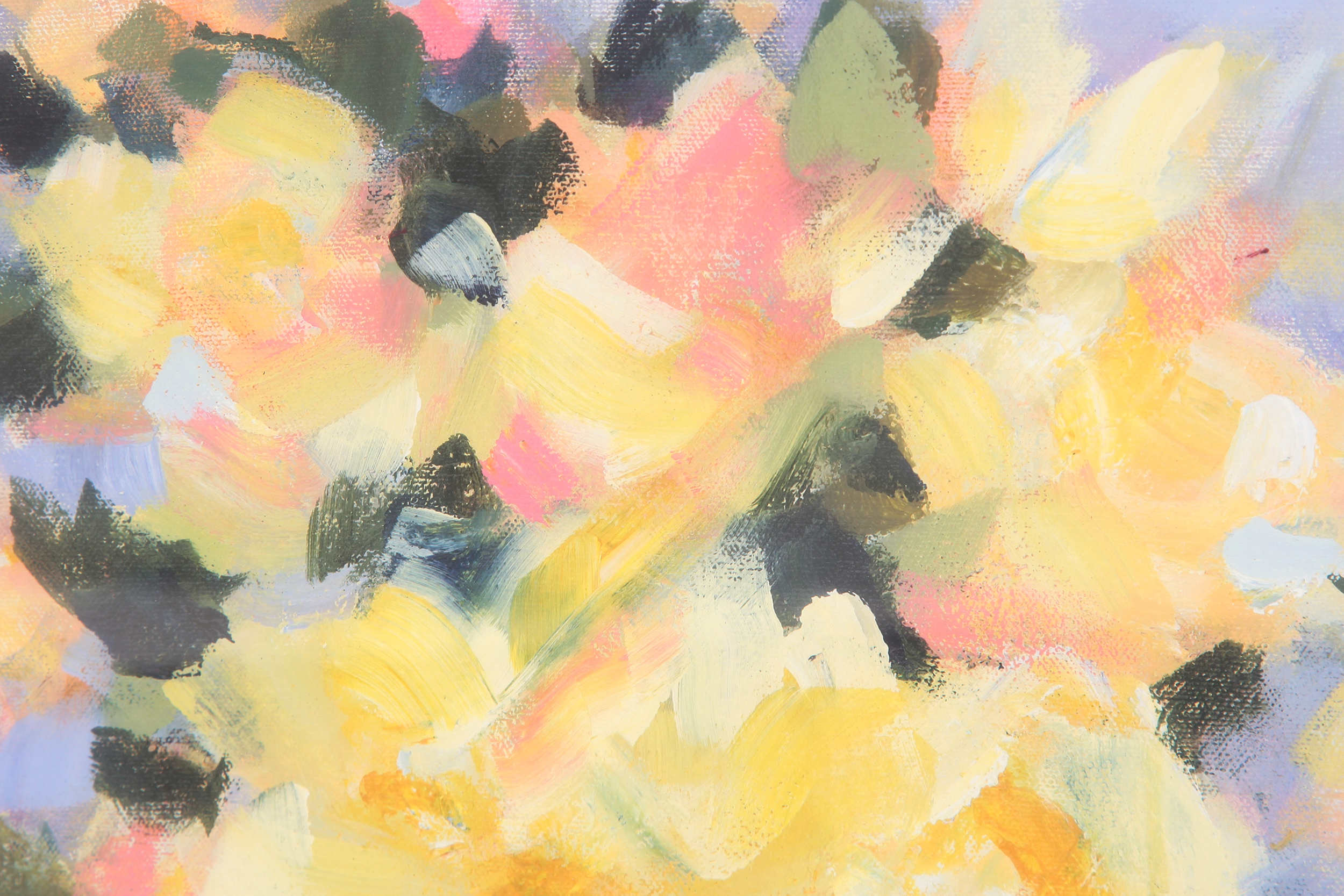 2000983161659 Постер Roses in Yellow COSMO RED  - Вид №1