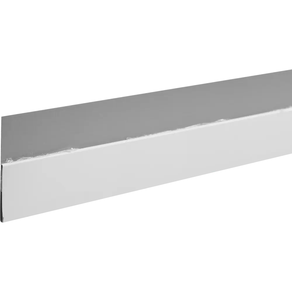 Планка финишная RAL 9003 цвет сигнальный белый 2 м Santreyd STLM-2071120 - Вид №1