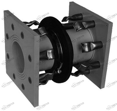 SANIT 227447070200040 оцинкованные стенки втулки PP, прямой односторонний фланец, втулка сталь дюбель 