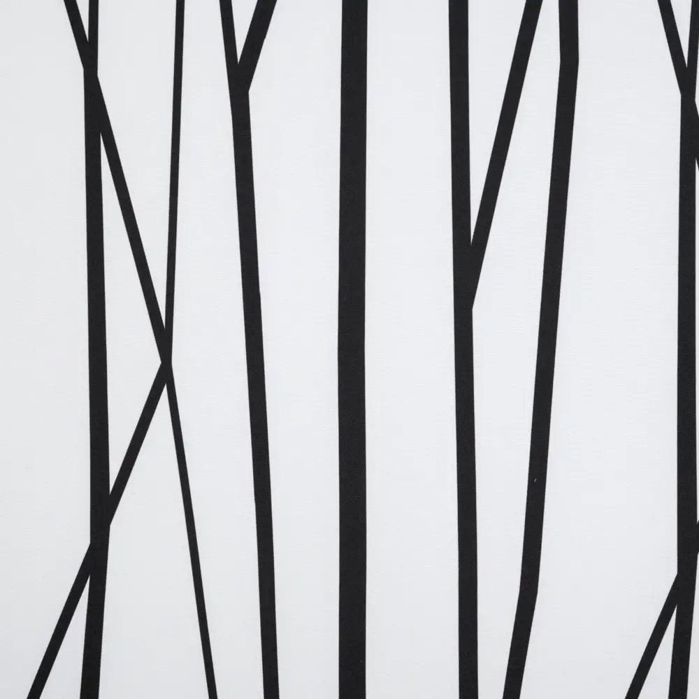 Штора на ленте «Геометрия» 140х260 см цвет бело-чёрный SEASONS STLM-2004803 - Вид №1