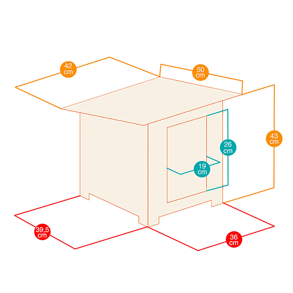 ПР0049300 Будка для собак BAITA 40 деревянная FERPLAST  - Вид №1