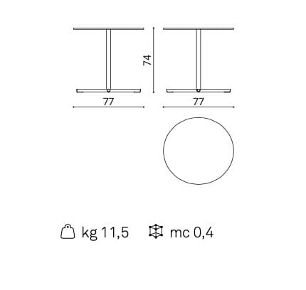 Круглый стол со спицами True Design Notable ARCH-00011564 - Вид №1