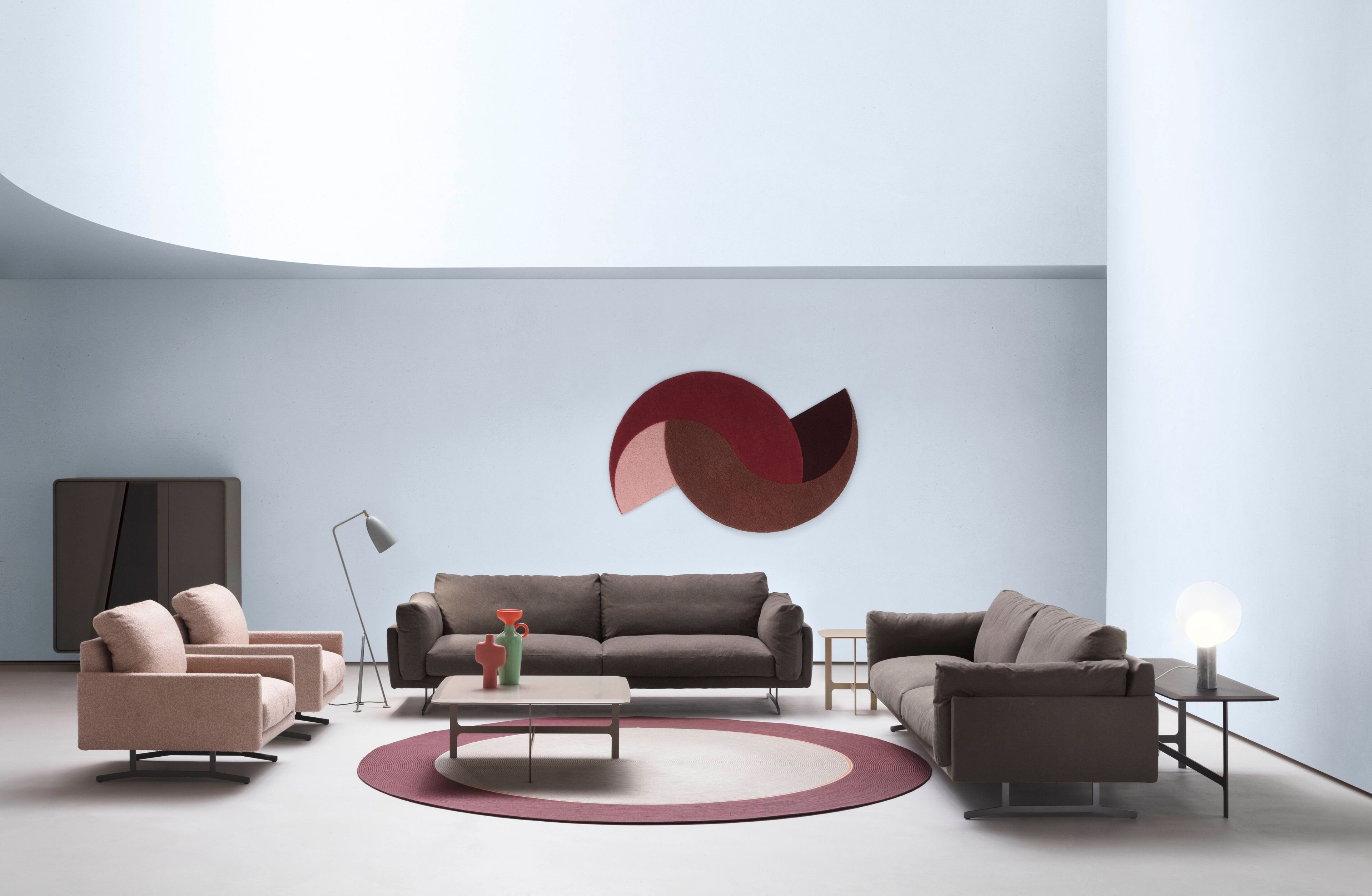 Тканевое кресло с подлокотниками Alf DaFrè Oslo 2 ARCH-00005616