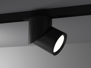 Регулируемый источник освещения алюминиевого трека