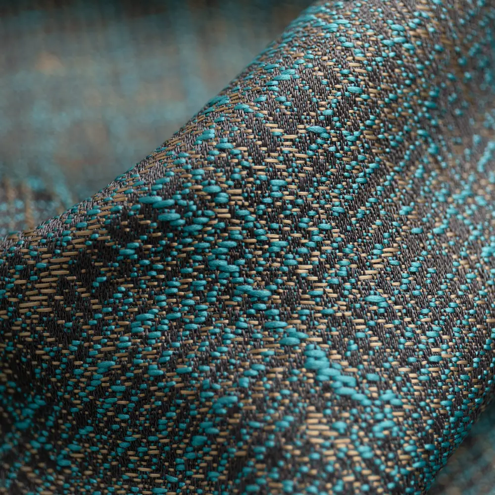 Ткань 1м/п жаккард Facture-08 295 см бирюзовая TEX REPUBLIC STLM-2021533 - Вид №3