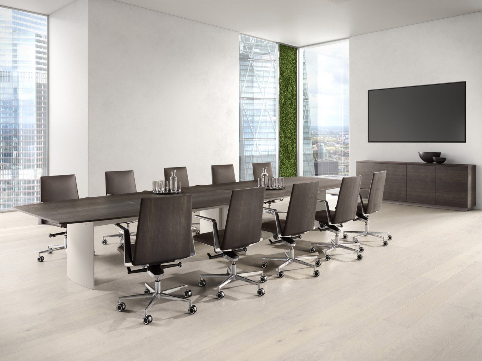 Кожаное офисное кресло с высокой спинкой Spiegels .leptos ARCH-00140881 - Вид №2