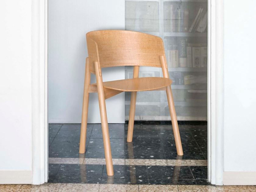 Anesis Стул из массива дерева с подлокотниками  A86  - Вид №7