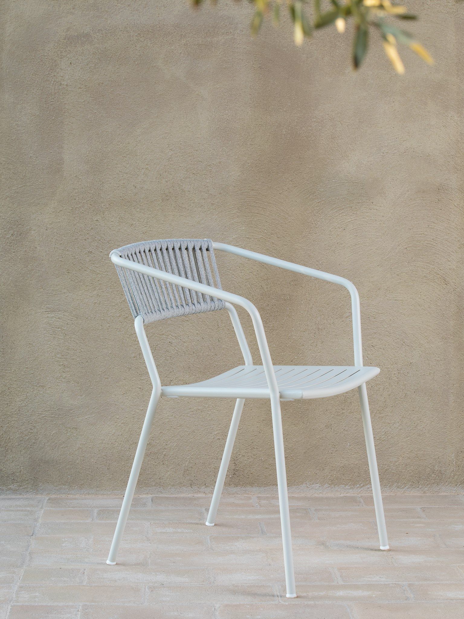 Металлический штабелируемый садовый стул с подлокотниками Vermobil ARCH-00090276 - Вид №14