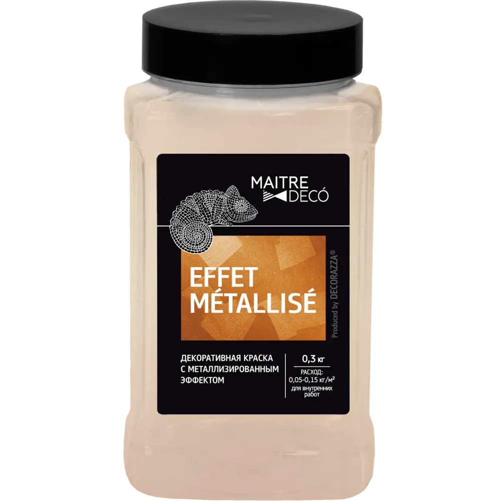 Декоративная краска MAITRE DECO с металлическим эффектом «Laiton» 82891085 STLM-0037579 - Вид №5