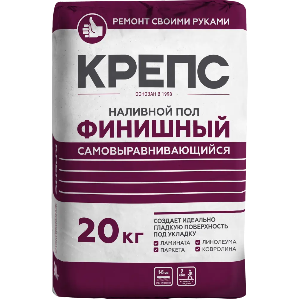 Ровнитель для пола Крепс Финишный 20 кг STLM-2182042