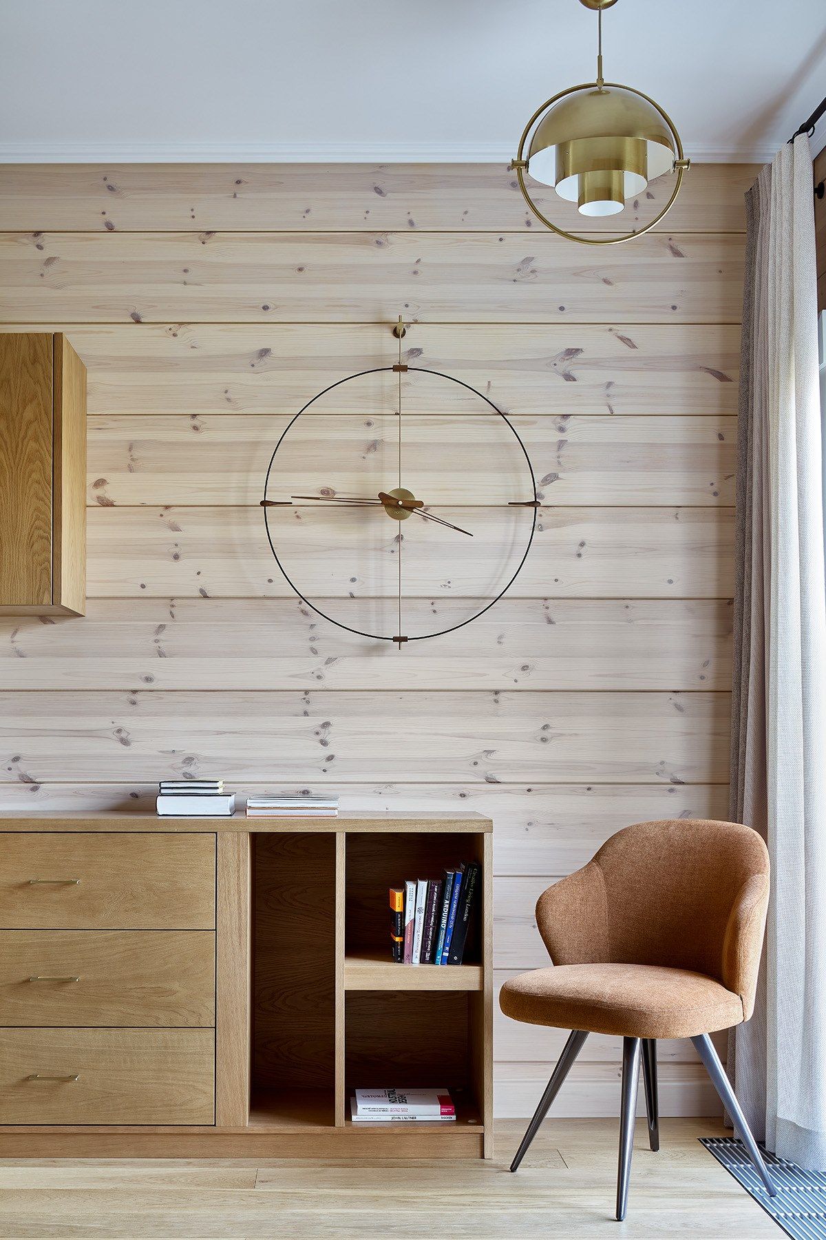 Деревянные и металлические настенные часы NOMON кольца ARCH-00062745 - Вид №2