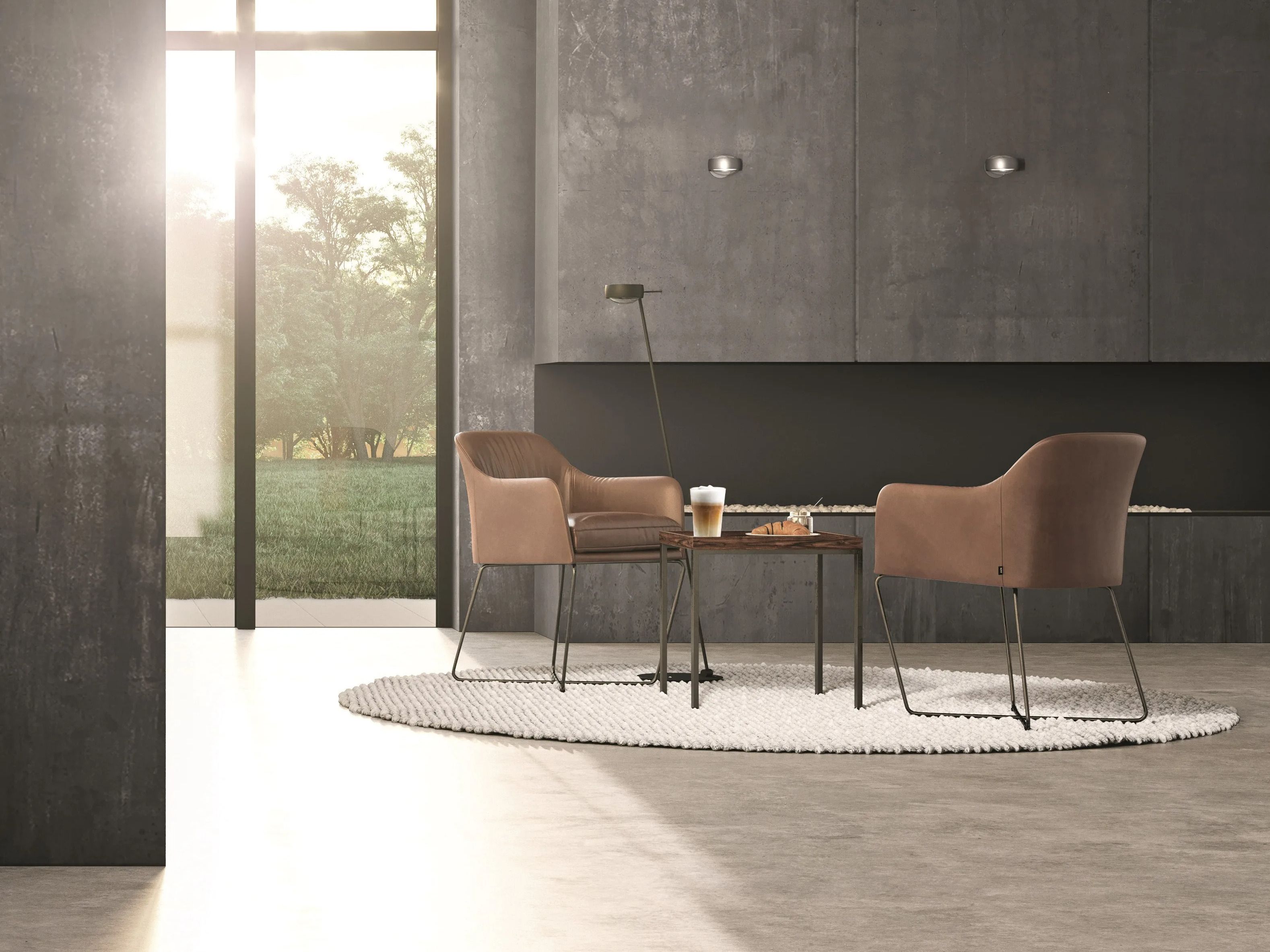 Мягкий стул для ресторана с подлокотниками KFF Youma Casual ARCH-00088931 - Вид №5