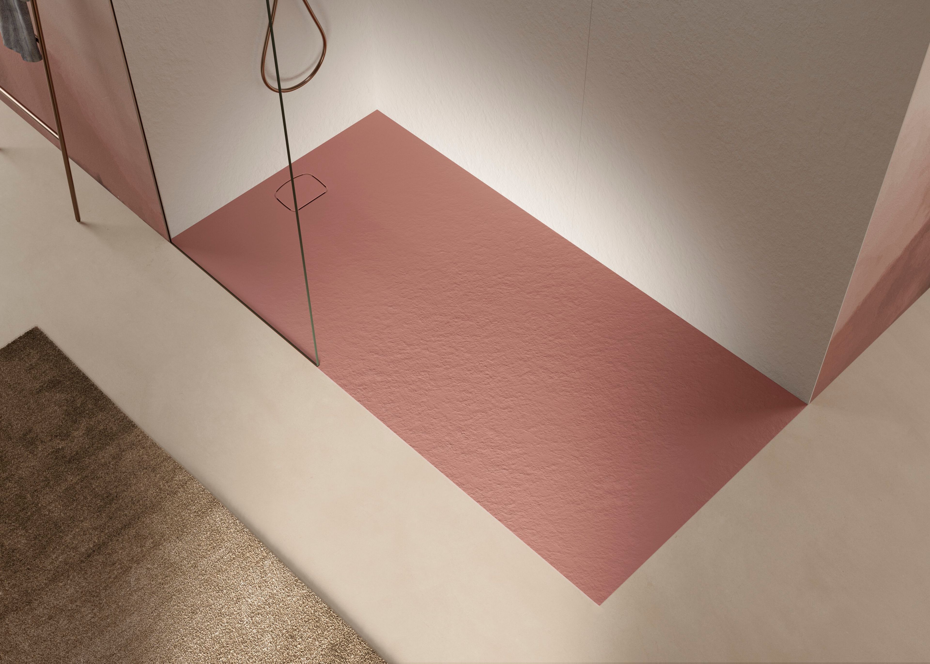 Поддон для душа с противоскользящим напольным покрытием из Акрона© Acquabella подводный ARCH-00093043 - Вид №2