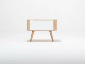 Gazzda Прямоугольная прикроватная тумбочка из дуба с ящиками Ena 044