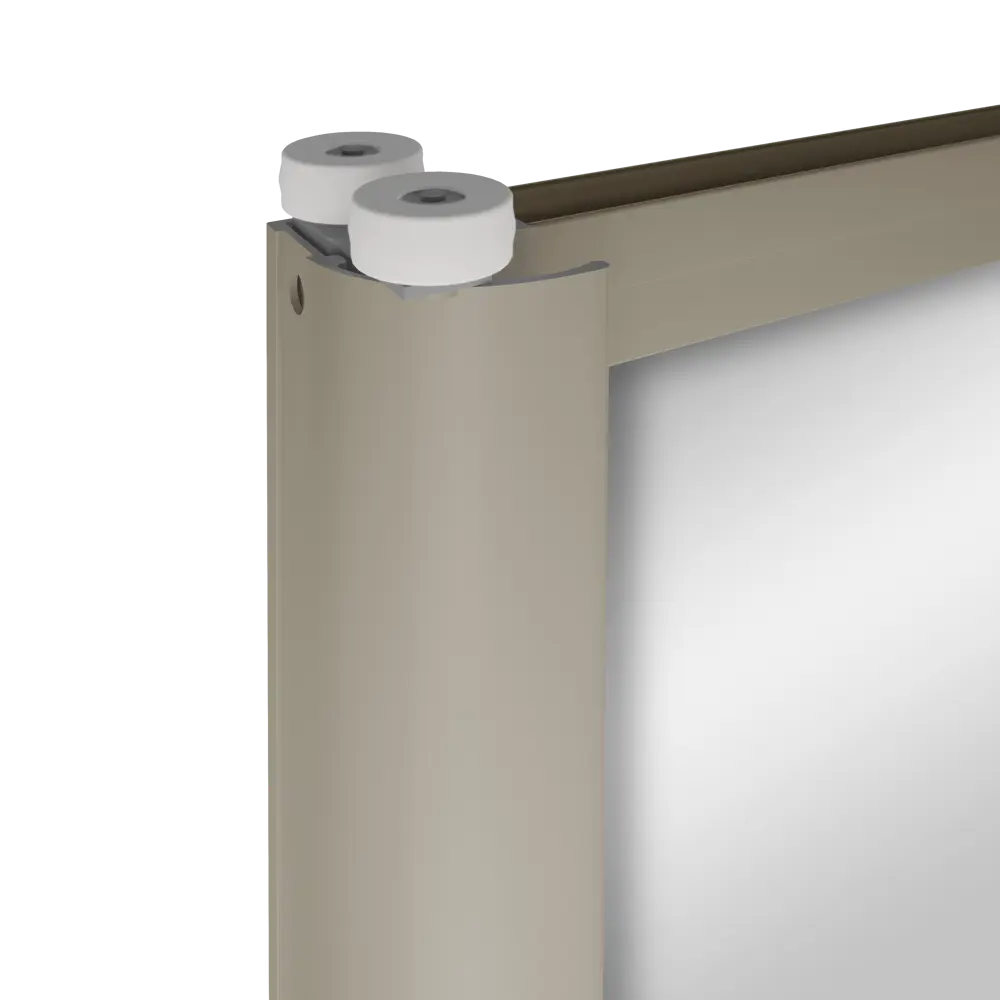 Дверь-купе Spaceo 2255x904 мм высота проема 2300 мм цвет зеркало/шампань Spaceo home STLM-2015947 - Вид №2