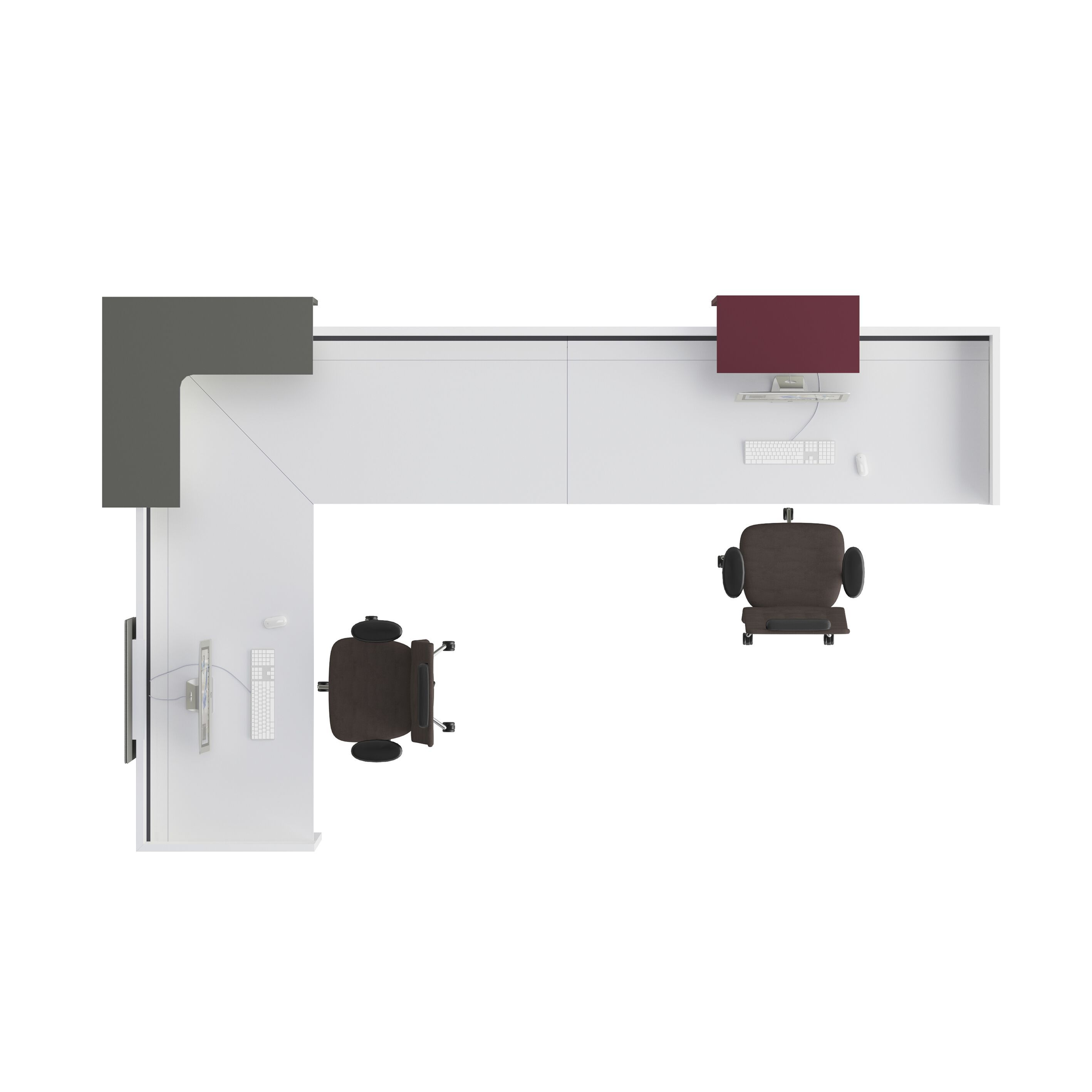 Модульная стойка регистрации werner works basic C ARCH-00106129 - Вид №10