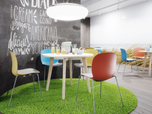 Круглый деревянный стол