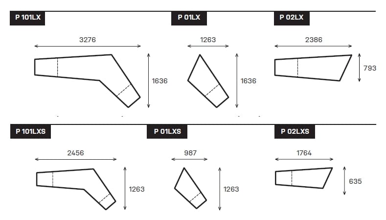 Модульная акриловая каменная скамья для контракта AMOSDESIGN PAUSE ARCH-00043737 - Вид №2