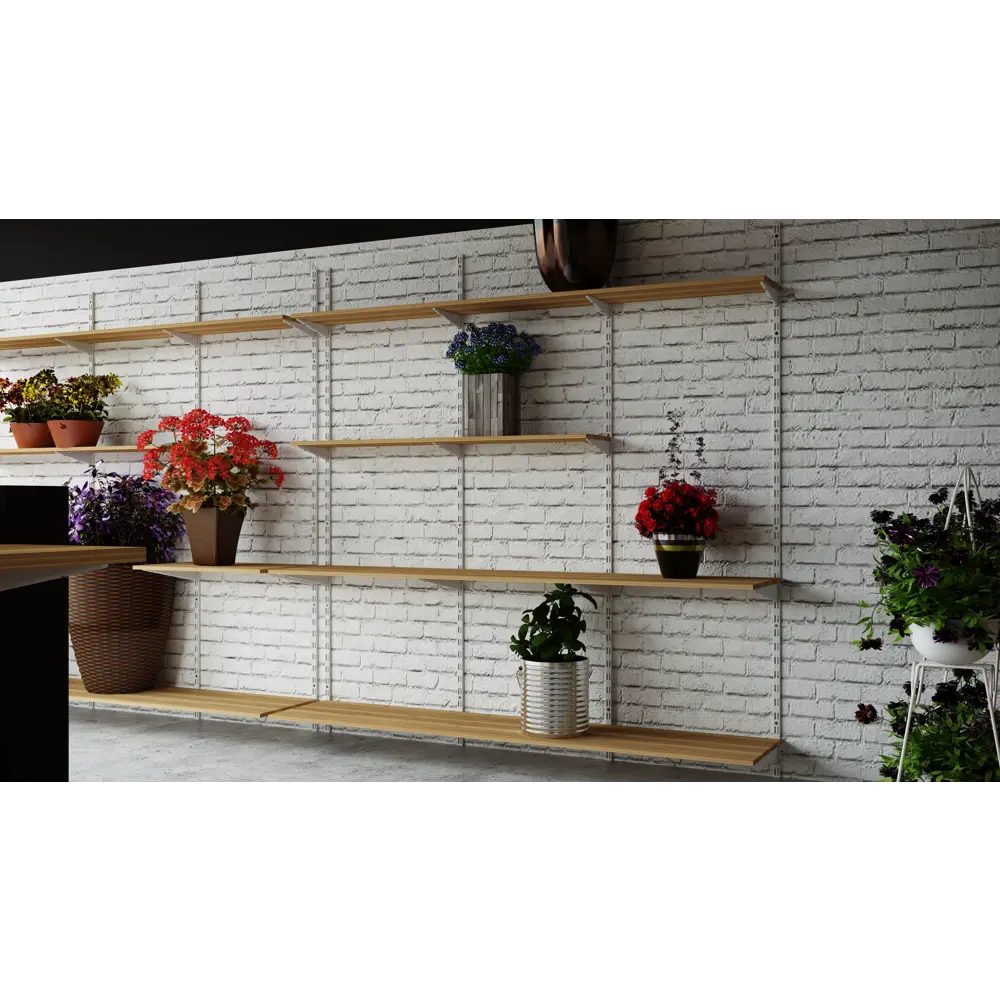 Кронштейн двухрядный KONSENSA 7.4x1.3 см нагрузка до 25 кг цвет серый STLM-2023586 - Вид №3