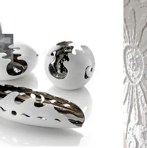 Crestani Ваза декоративная белая   FIORDI COLLECTION