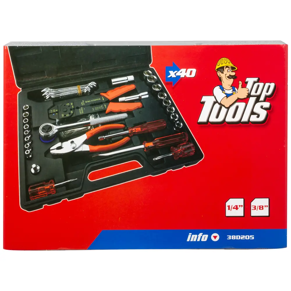 Набор инструмента Top Tools универсальный 40 шт Santreyd STLM-2074434 - Вид №2