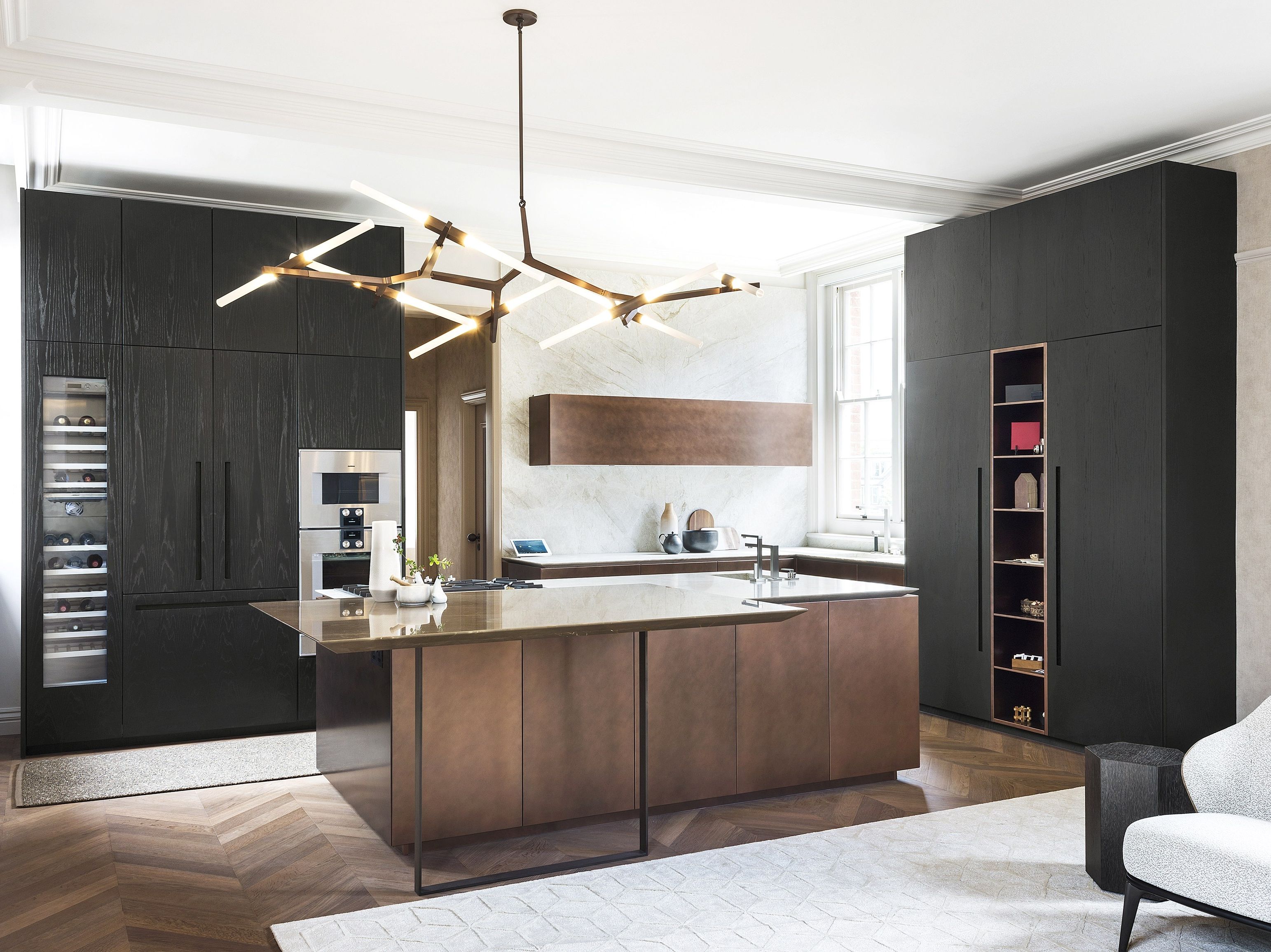 Кухня на заказ с островом без ручек TM Italia Cucine T30 / D90 ARCH-00118530