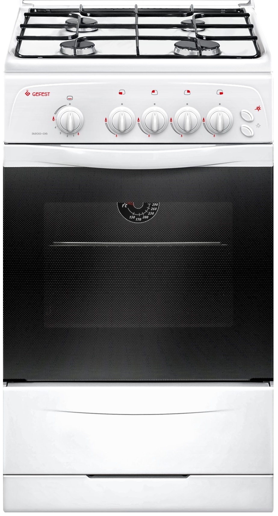 0174737 Газовая плита Gefest 3200-06 белый STDN-0077076