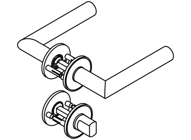 162PCIV02230 Бесплатная модель занятого набора 162,21 шт. HEWI Beschläge für Innentüren  - Вид №4
