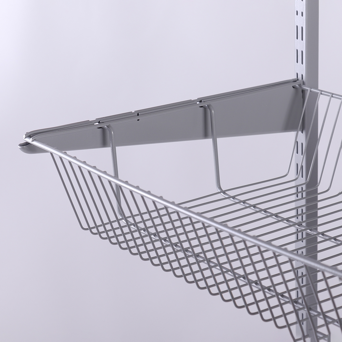 Полка-корзина , 603x406x118 мм, серый LJPS0346 Public Steel Россия  - Вид №2