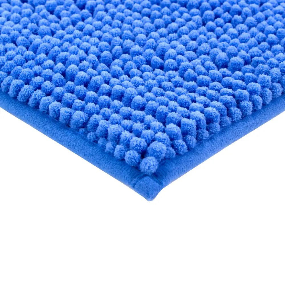 Коврик для ванной комнаты «Merci» 45х70 см цвет синий АКВАДЕКОР STLM-2193527 - Вид №1