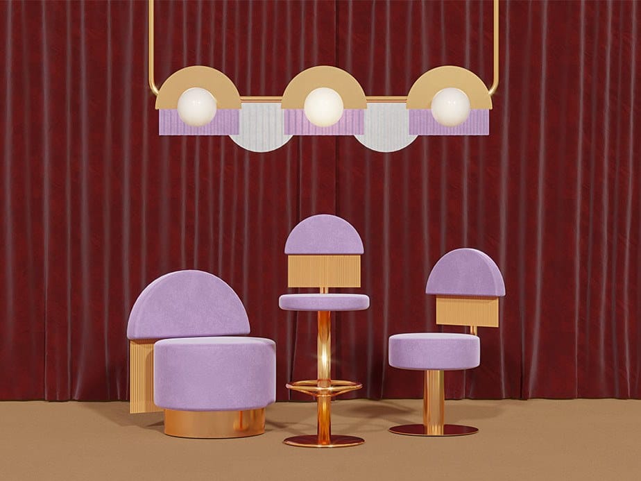 Мягкий стул для ресторана Essential Home Hollywood Glamour ARCH-00114951 - Вид №7