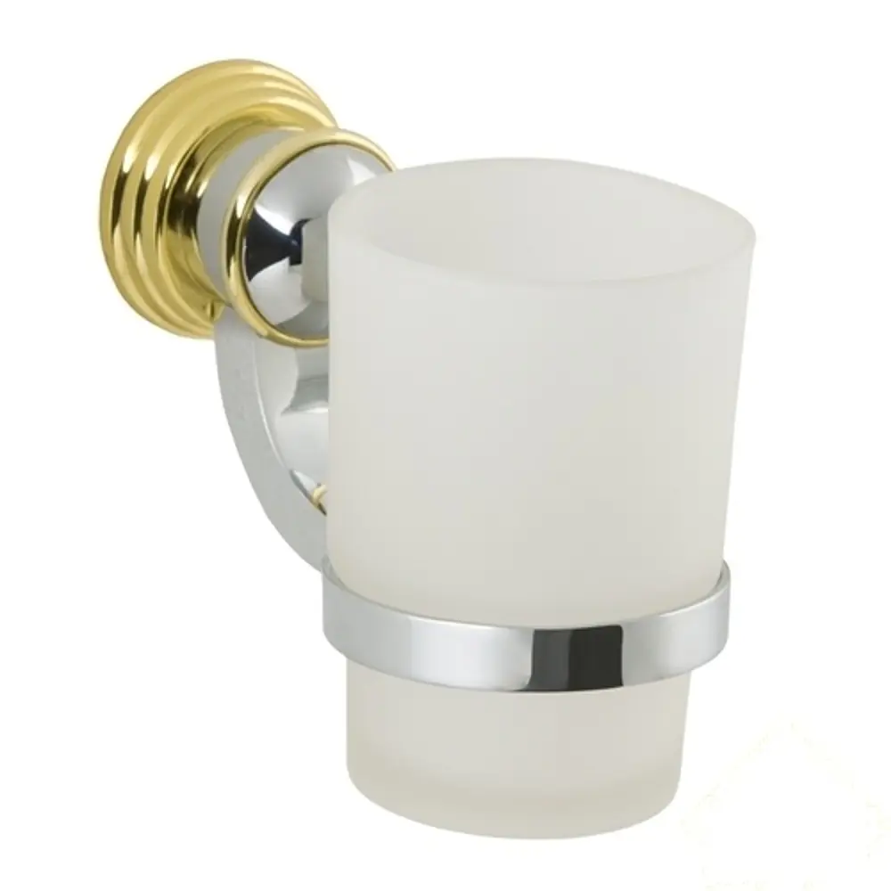 Стакан для зубных щёток Roma, золото/хром Santreyd STLM-2087749