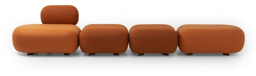 True Design Прямоугольный пуф с полкой для журналов Code Cd 60re / cd 75re - Вид №8